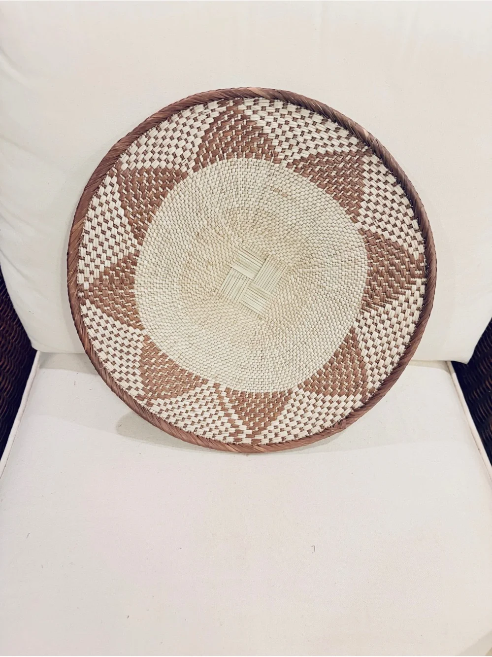 One of a Kind! NEW Woven Basket. Made by Binga people of Zambia Zimbabwe Africa